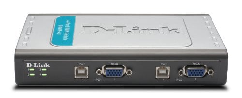 Switch KVM de D-Link. Controla hasta 4 computadores (DKVM-4U)