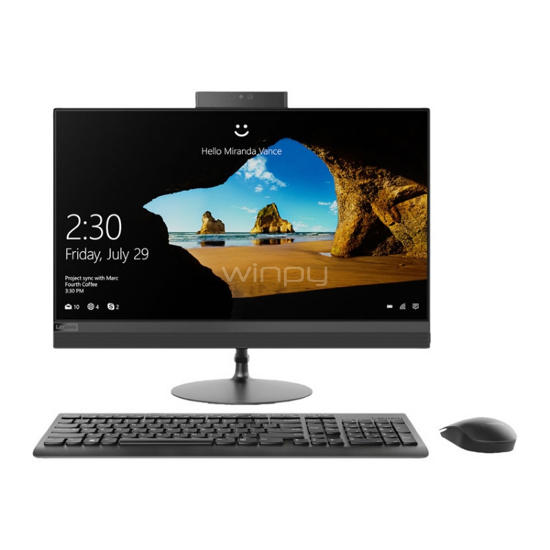 All in One Lenovo IdeaCentre 520-22IKU con pantalla de 21,5 pulgadas (i3-6006u, 4GB RAM, 1TB HDD, Win10)