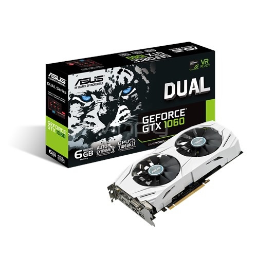 Tarjeta de Vídeo Asus Dual GeForce GTX 1060 6GB GDDR5