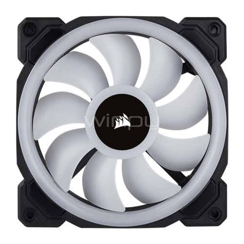 Kit de 3 ventiladores Corsair LL120 RGB (120mm, 16 LED RGB)