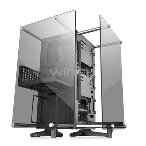 Gabinete Thermaltake Core P90 edición cristal templado (ATX, Modular, Soporte Pared, Sin Fuente)