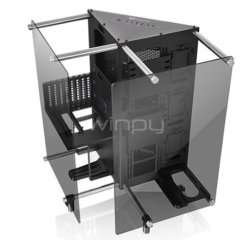 Gabinete Thermaltake Core P90 edición cristal templado (ATX, Modular, Soporte Pared, Sin Fuente)