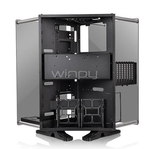 Gabinete Thermaltake Core P90 edición cristal templado (ATX, Modular, Soporte Pared, Sin Fuente)