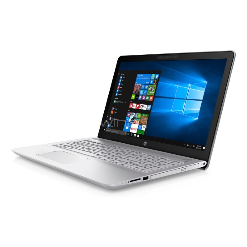 Notebook HP Pavilion 15-CD02LA (AMD A10-9620P, Radeon 530, 8GB DDR4, 1TB HDD, Pantalla 15.6, Win10, Plata)