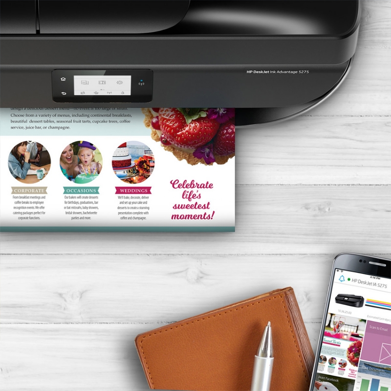 Multifuncional HP Deskjet Ink Advantage 5275 (Color, Duplex, 10ppm,  WiFi/USB) - Winpy.cl