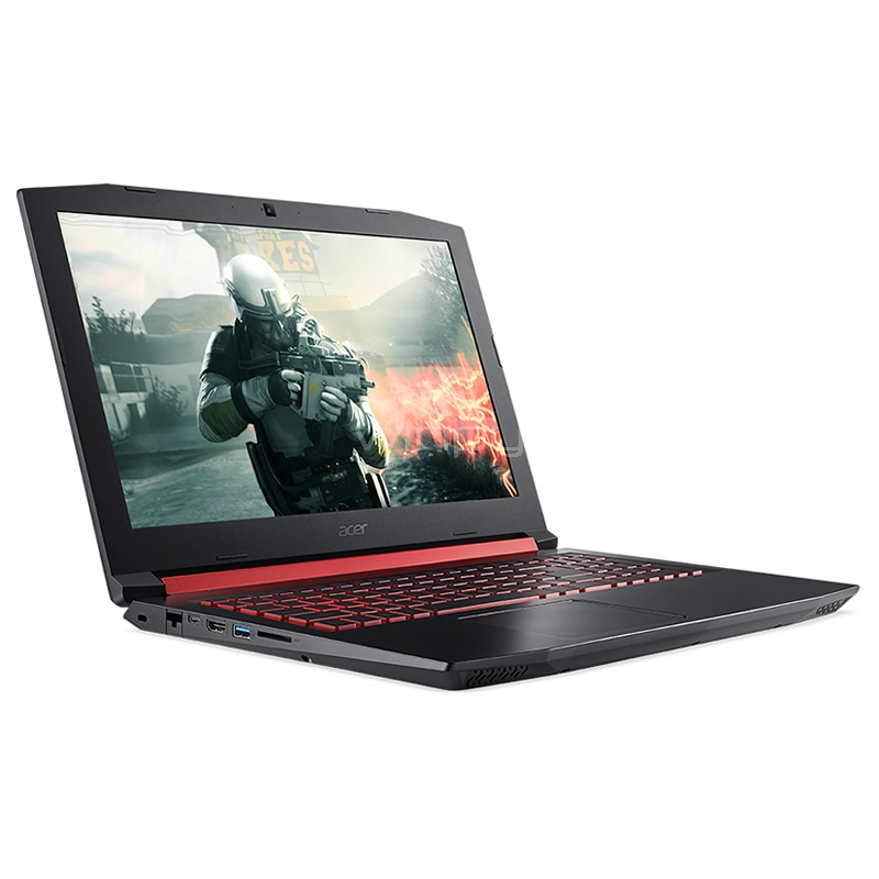 Notebook Gamer Acer Nitro 5 - AN515-52-51RW (i5-8300H, GTX 1050, 4GB DDR4, 16GB OPTANE, 1TB HDD, Pantalla FHD 15.6, Win10)