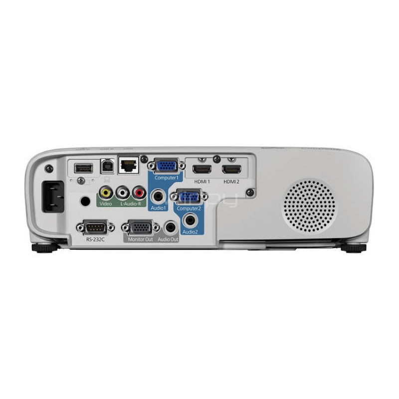 Proyector Epson PowerLite W39 (3LCD, 3500 lúmenes, 1280x800px, HDMI+VGA+RCA)