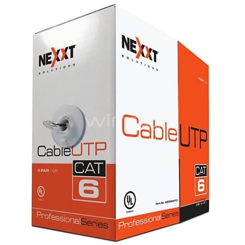 Caja de cable Nexxt UTP Cat 6 (4 pares, 303 metros, Azul)