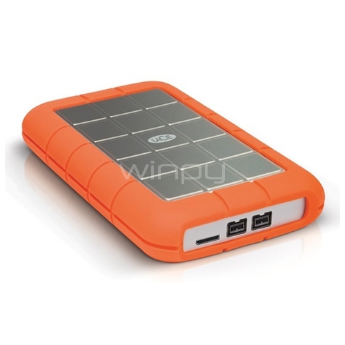 Disco duro LaCie Rugged de 2TB (USB 3.0 - FireWire 800)