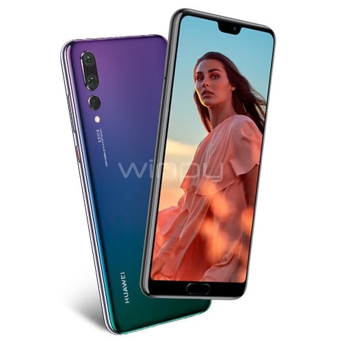 Smartphone Huawei P20 Pro Twilight (8-Core, 6g RAM, 128g Internos, Pantalla OLED 6.1, Triple Camara)