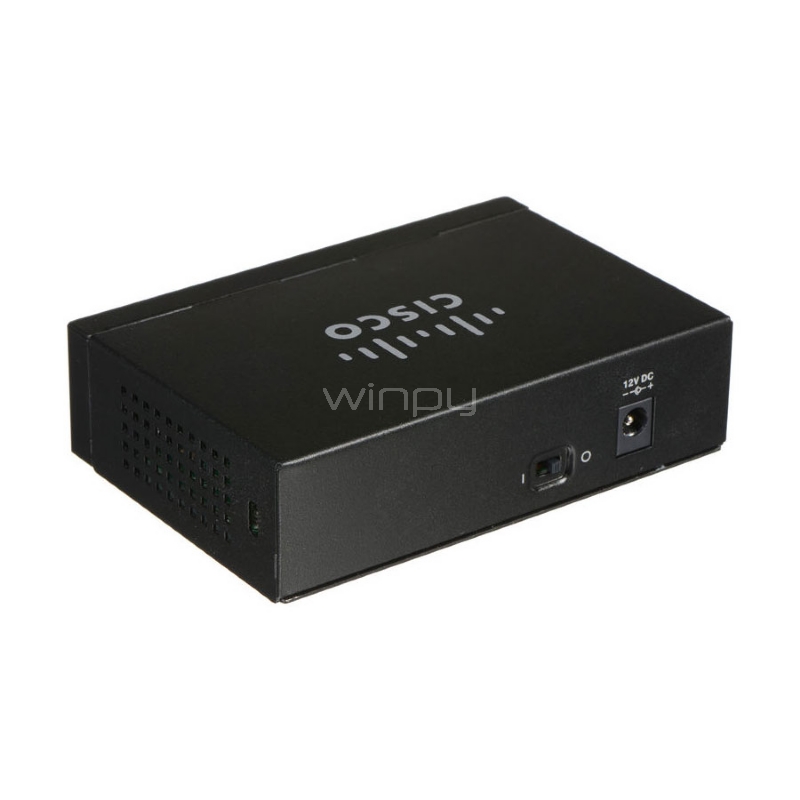 Switch Cisco serie SG110D (de red no gestionado de 5 puertos, sobremesa, montaje en pared)