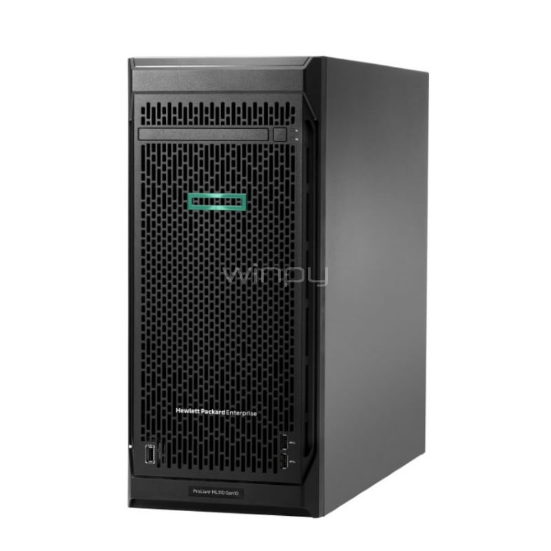 Servidor HPE ProLiant ML110 Gen10 (Xeon Bronce 3106, 16GB DDR4, Sin disco, Fuente 550W, Torre 5U)
