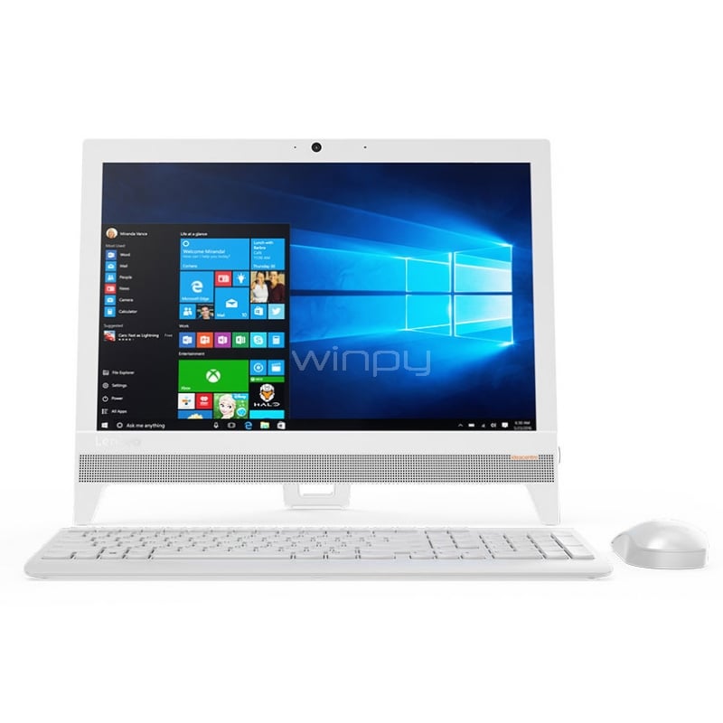 All in One Lenovo IdeaCentre 310-20IAP de 19,5 pulgadas (Pentium J4205, 8GB RAM, 1TB HDD, Win10)