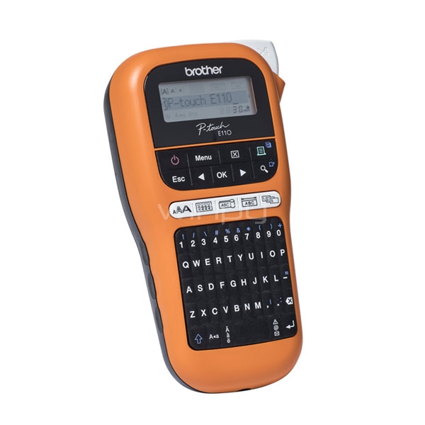 Rotuladora portátil Brother PT-E110VP (Visor gráfico LCD, Corte de cinta  manual y hasta 2 líneas de impresión) - Winpy.cl