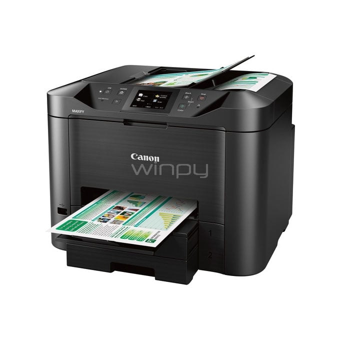 Multifuncional Canon MAXIFY MB2710 (Tinta Color, USB 2.0, Ethernet y Wi-Fi)  - Winpy.cl