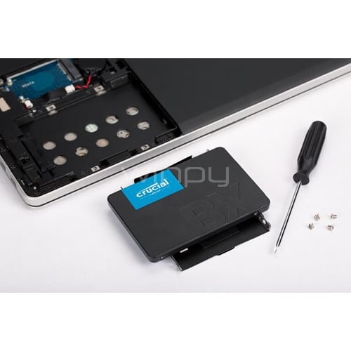 Disco estado sólido Crucial BX500 de 240GB (3D NAND, SATA, SSD)
