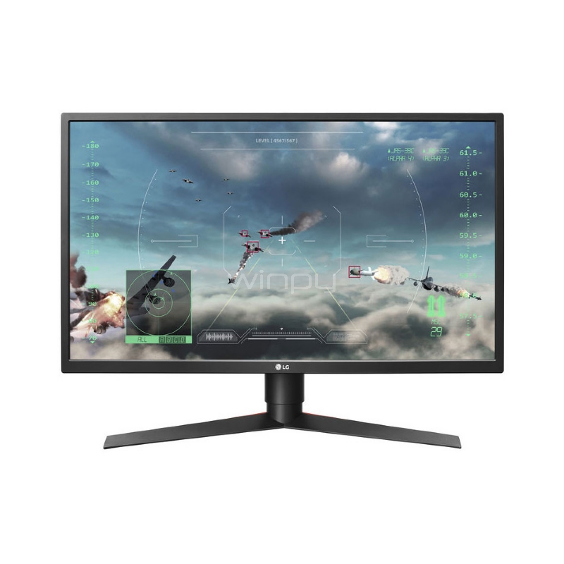 Monitor Gamer LG 27GK750F de 27“ (TN, FullHD, 240Hz, 1/2ms, 16:9, FreeSync, Pivot)