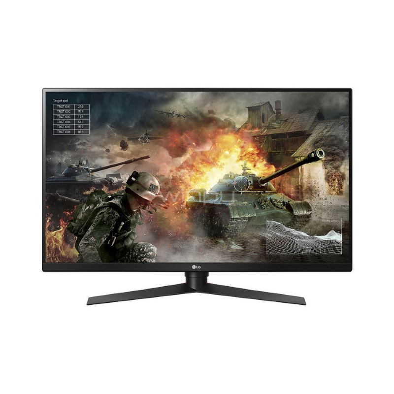Monitor Gamer LG 32GK850G-B de 31.5 pulgadas (VA, QHD, 144Hz, 5ms, G-Sync, DisplayPort+HDMI, Pivot)
