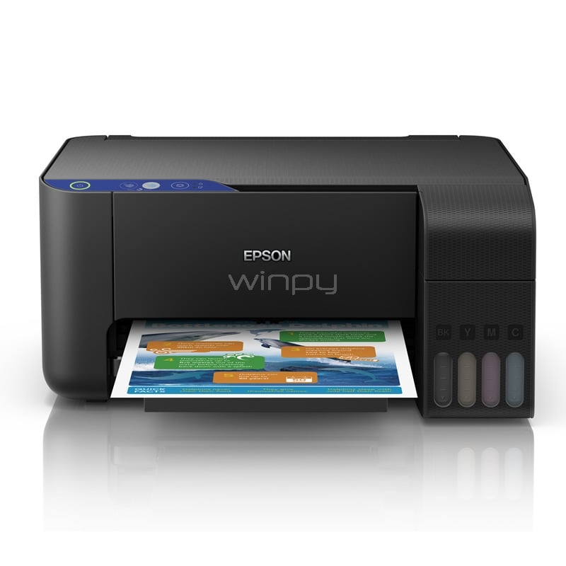 Multifuncional Epson EcoTank L3110 (Botellas Tintas, Hasta 33ppm, USB)