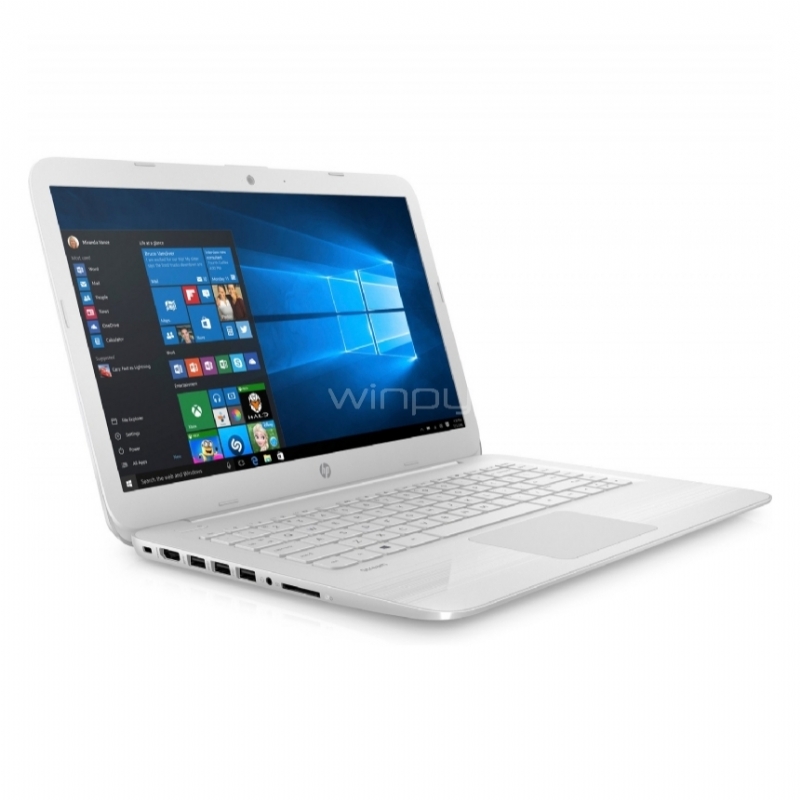 Notebook HP Stream 14-ax025la (Intel N3060, 4GB RAM, 32GB SSD, Pantalla 14”, Win10)