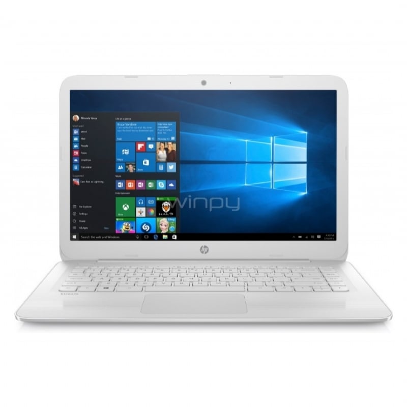 Notebook HP Stream 14-ax025la (Intel N3060, 4GB RAM, 32GB SSD, Pantalla 14”, Win10)