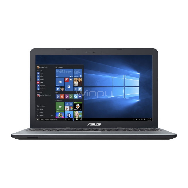 Notebook Asus VivoBook X555QG-DM341T (A12-9700P, R5 M430, 8GB RAM, 1TB HDD, Pantalla 15.6”, Win10)
