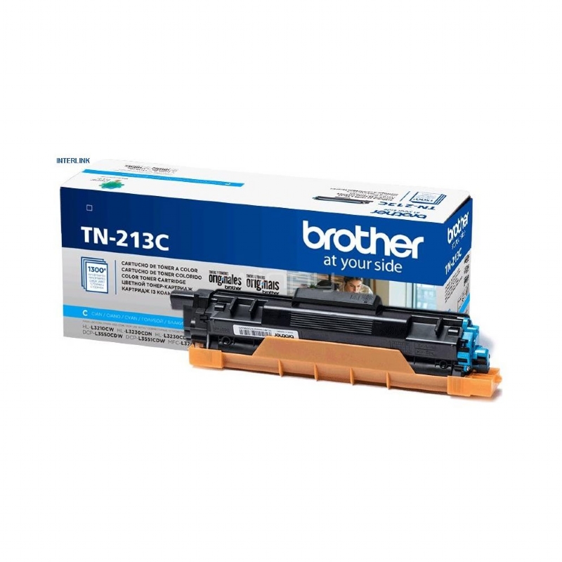 Cartucho de tóner Brother TN213C (cian, original)