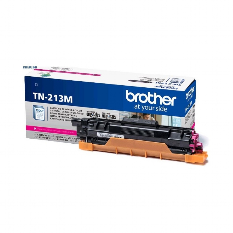 Cartucho de tóner Brother TN213M (magenta, original)