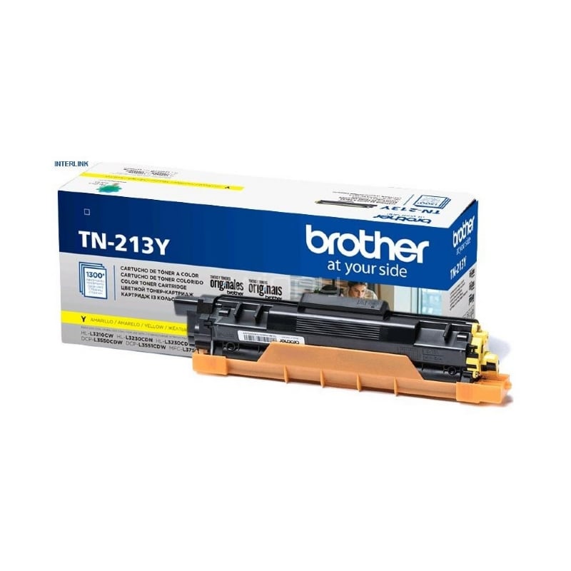 Cartucho de tóner Brother TN213Y (amarillo, original)