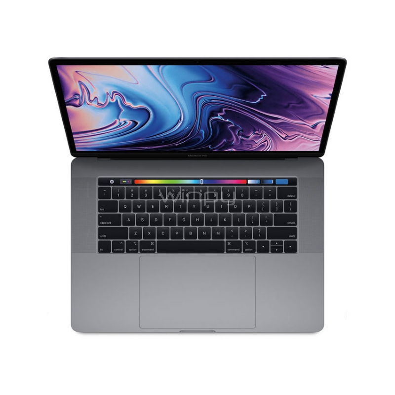 Apple MacBook Pro de 15.4 con barra táctil (i7 Six core, 16GB RAM, 256GB SSD, mediados de 2018, gris espacial)