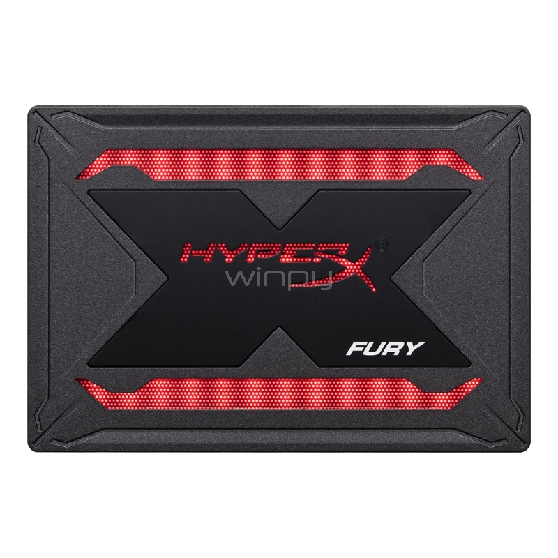 Disco estado solido HyperX FURY RGB de 240GB (SSD, 3D NAND, SATA)