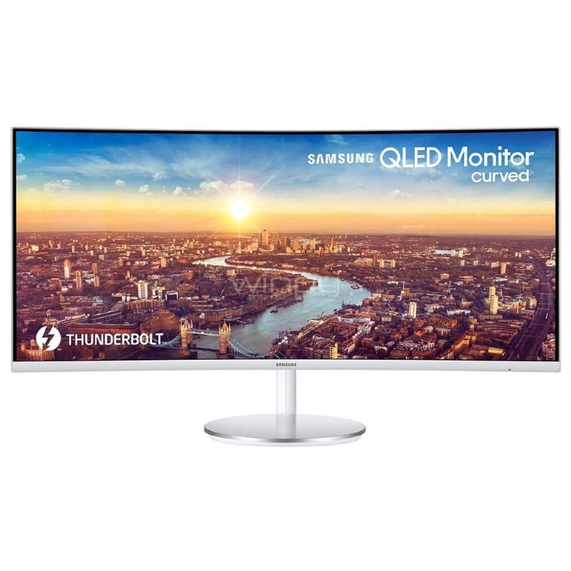Monitor Curvo Samsung CJ79 UltraWide de 34” (QLED, 21:9, 3440x1440, 4ms, 100Hz, Thunderbolt 3+DisplayPort+HDMI)