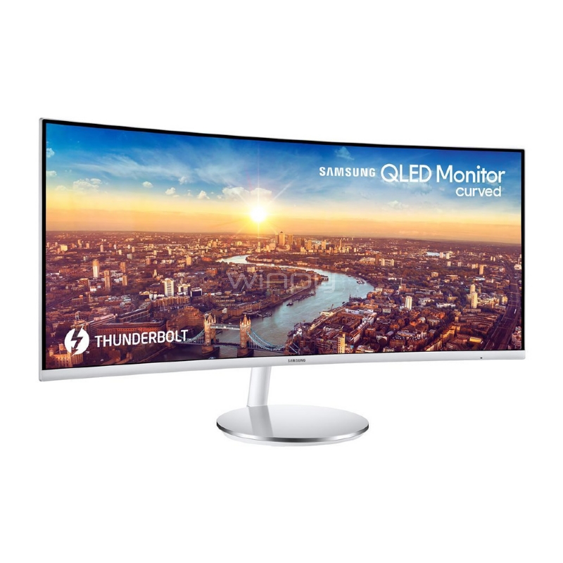 Monitor Curvo Samsung CJ79 UltraWide de 34” (QLED, 21:9, 3440x1440, 4ms, 100Hz, Thunderbolt 3+DisplayPort+HDMI)