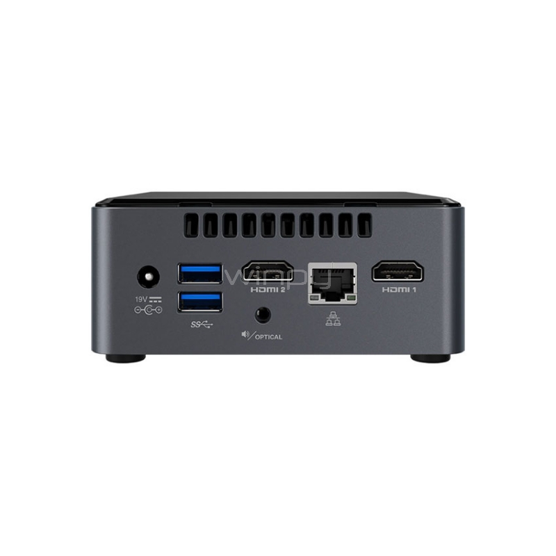Mini PC Intel NUC7PJYH (Pentium J5005, sin ram, sin disco, bahía