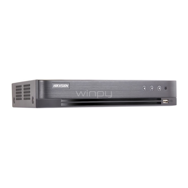 DVR Hikvision TurboHD 4-Channel 5MP Tribrido (sin HDD)