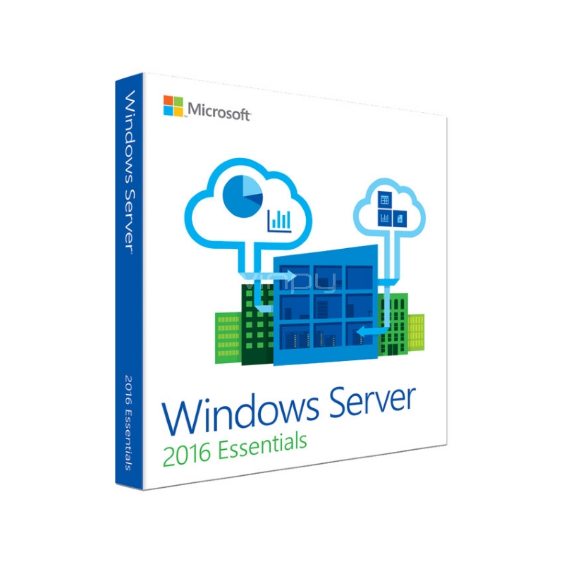 Microsoft Windows Server Essential 2016 (Español, 25 usuarios, 50 dispositivos, OEM)