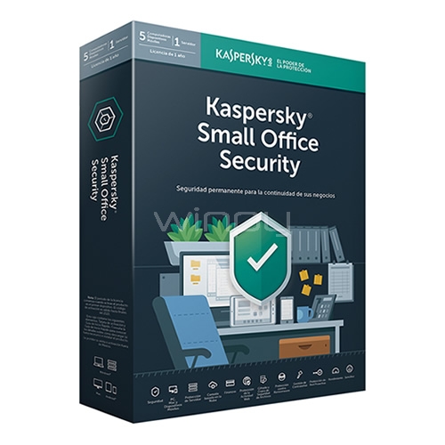 Licencia Kaspersky Small Office Security 6 (10 Dispositivos, 1 Server, 1 Año)