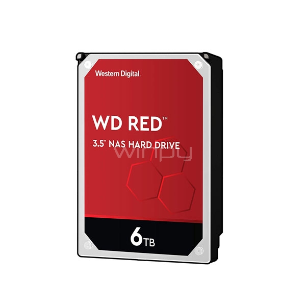 Disco duro Western Digital Red de 6TB (SATA, Formato 3.5“, Cache 256MB)
