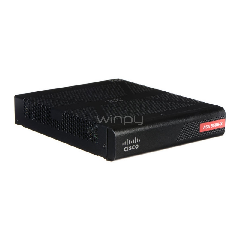 Firewall Cisco ASA 5506-X con servicios FirePOWER (8GE Data, 1GE Mgmt, AC, DES)