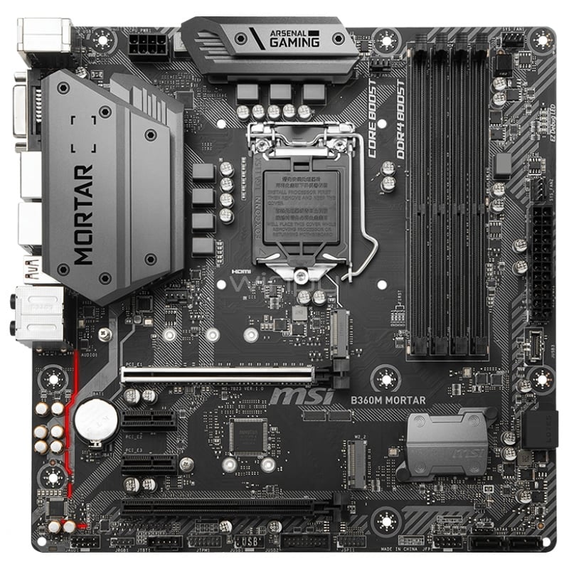 Placa Madre MSI B360M MORTAR (LGA1151-v2, DDR4 2133/2400/2666MHz