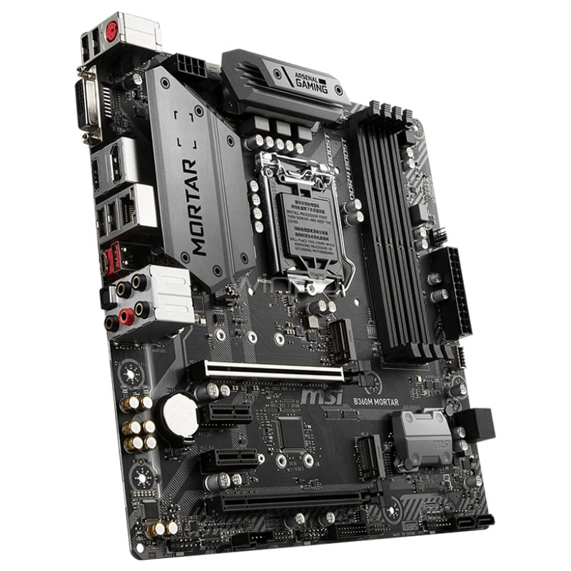 Placa Madre MSI B360M MORTAR (LGA1151-v2, DDR4 2133/2400/2666MHz