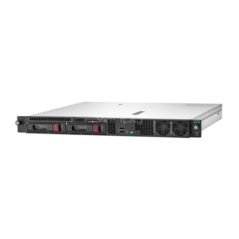 Servidor base HPE ProLiant DL20 Gen10  ( Xeon E-2124, 16GB , Sin Discos,  Rack 1U )