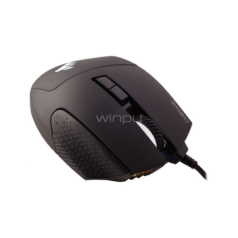 Mouse Gaming Corsair Scimitar PRO (RGB Optical MOBA / MMO, 17 Botones, Amarillo)