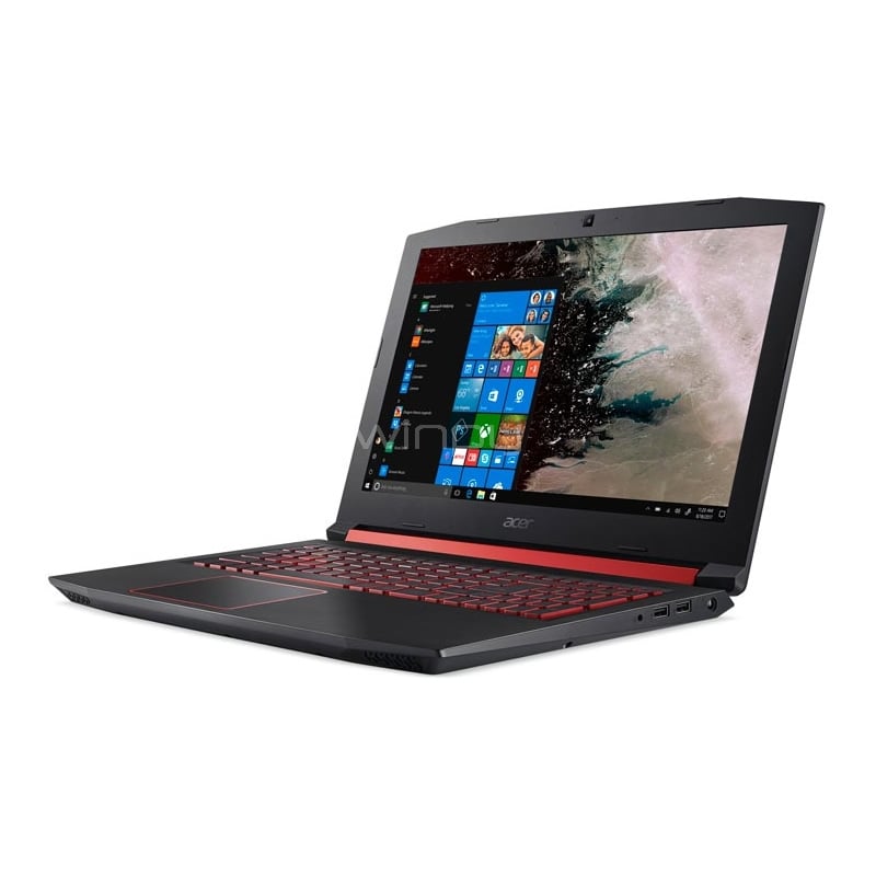 Notebook Gamer Acer Nitro 5 AN515-52-56X7 (i5-8300H, GTX 1060 6GB, 4GB DDR4, 1TB HDD, Pantalla FHD 15.6, Win10)