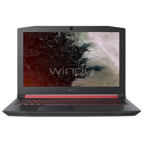Notebook Gamer Acer Nitro 5 AN515-52-77H0 (i7-8750H, GTX 1060 6GB, 16GB DDR4, 128GB SSD+1TB HDD, Pantalla FHD 15.6, Win10)