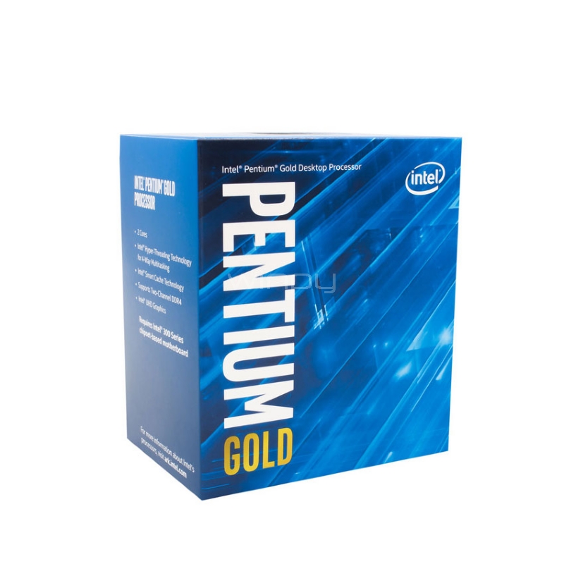 Procesador Intel Pentium G5400 (LGA1151-v2, 2 Core, 4 Hilos, 3.7 GHz)