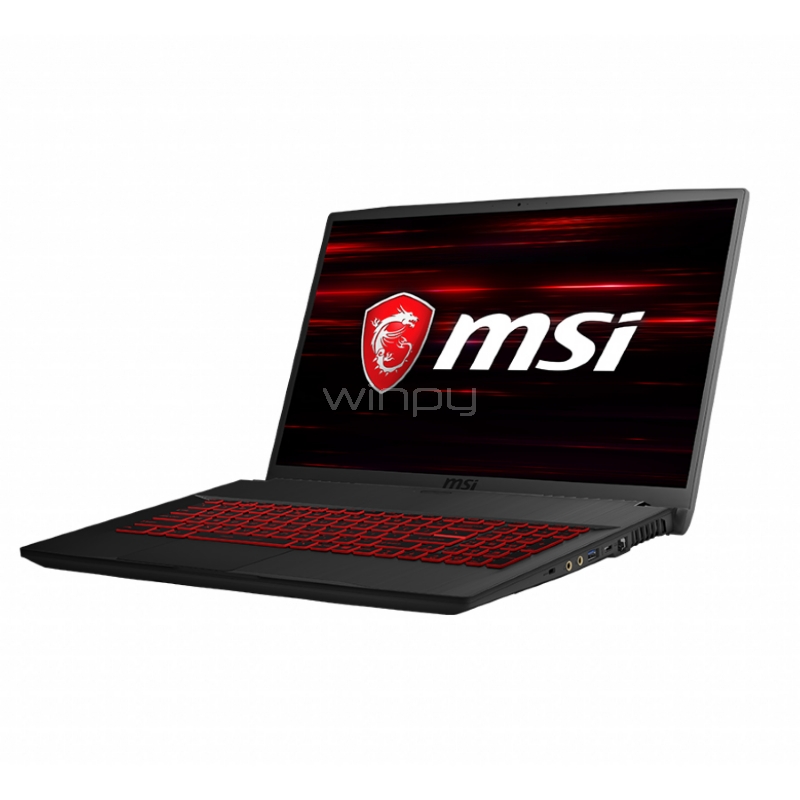 Notebook Gamer MSI GF75 Thin 9SC (i7-9750H, GTX 1650 Max-Q, 16GB DDR4, 128GB SSD, 1TB HDD, Pantalla 17.3“, Win10)