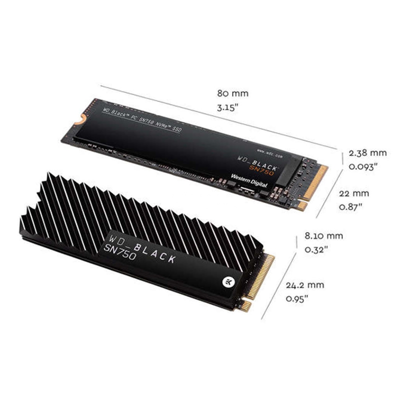 WD_Black SN850 M.2 1TB SSD PCI Express 4.0 NVMe - Con disipador - Licencia  Oficial Playstation - Disco Duro
