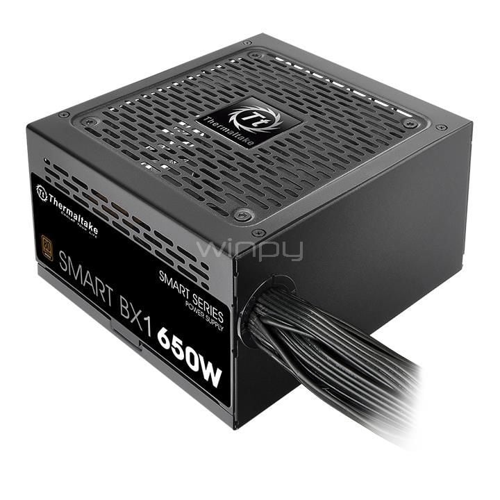 Fuente de Poder Thermaltake Smart BX1 de 650Watts (Certificada 80+ Bronce)
