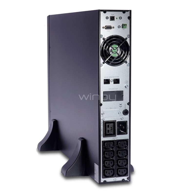 UPS Enersafe Online ESOL RTH-C de 3kva (Monofásica, 3000VA/2700W, Torre/Rack 2U)